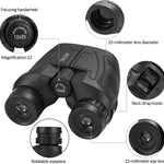 Occer 12x25 Compact Waterproof Binoculars for Adults and Kids