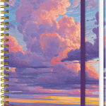 ZOTIA Lined Spiral Journal Notebook for Women, A5 College Ruled Journals for Writing, Hardcover Notebooks for Work, Note taking and Office School Supplies,140 Pages - Purple