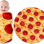 mermaker Burritos Tortilla Swaddle Blanket Baby for Toddler Newborn, 285 GSM Soft Flannel Taco Wrap Blanket Funny Gifts for Baby Shower Boys Girls, 36 inch