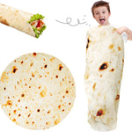 Lhedon Taco Blanket Baby Tortilla Blanket Burrito Swaddle 0-9 Months | Baby essentials blanket with 285 GSM soft flannel, ideal for nursery, stroller and travel, featuring a cute photo prop design