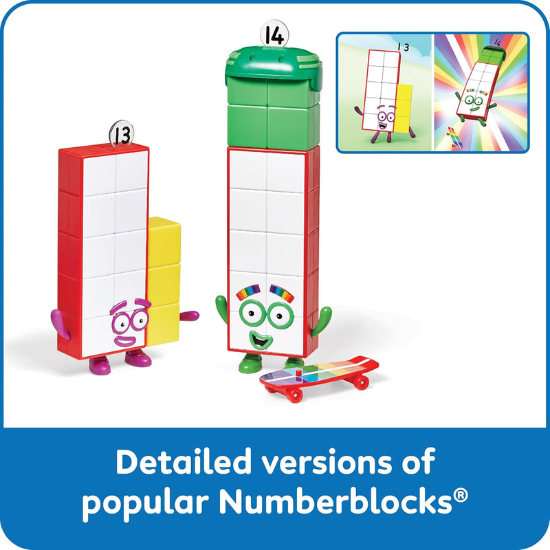 Numberblocks Friends Thirteen and Fourteen Figures Math Learning Toy for Kids 3-5