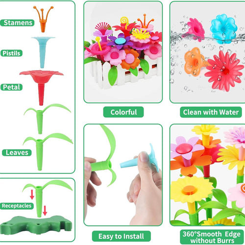 CENOVE Birthday Toys Gifts for 3 4 5 6 Years Old Boys Girls,Upgrade DIY Building Blocks Stacking,STEM Educational Kids Toys Preschool Kindergarten Arts and Crafts Toy
