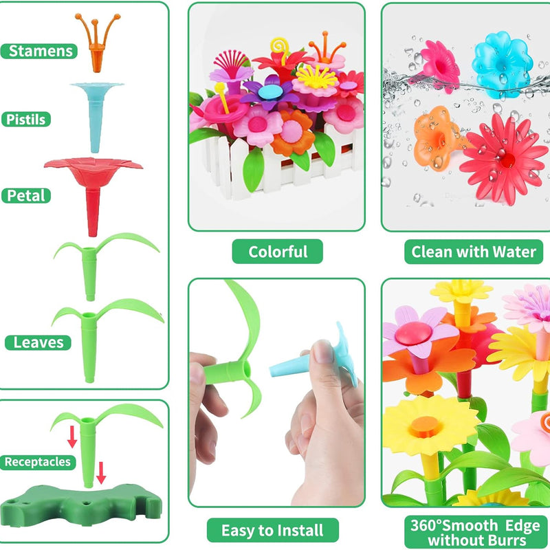 CENOVE Birthday Toys Gifts for 3 4 5 6 Years Old Boys Girls,Upgrade DIY Building Blocks Stacking,STEM Educational Kids Toys Preschool Kindergarten Arts and Crafts Toy