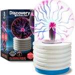 Discovery Plasma Globe Lamp - Interactive Electric Plasma Ball with Touch & Sound Sensitive Lightning