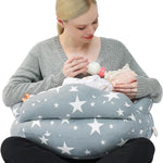 Chilling Home Nursing Pillow for Breastfeeding, Adjustable Nursing Pillow Breast Feeding Pillow Bottle Feeding, Breastfeeding Essentials for Newborn, Removable Cover