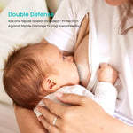 Paruu Silver Nursing Cups | 999 Nipple Shields for Breastfeeding with Silicone Nipple Covers | IBCLC Recommended | Soothe Sore Nipples | Reusable Nipple Protectors for Newborn Moms