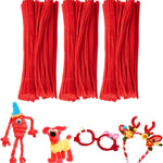 Pipe Cleaners Craft Bulk - 200pcs Arts Crafts, Chenille Stems Art Supplies for Projects, DIY Room Decor, Christmas Decorations