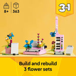 LEGO Creator 3 in 1 Typewriter with Flowers - Building Toy with 3 Building Options