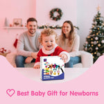 hahaland Car Seat Toys for Babies 0-6 Months Girl Stroller Toy Unicorn | Baby Toys 0-6 6-12 Months - Rattle, Mirror, Crinkle, Squeaky Carseat Toy Hanging Developmental Newborn Baby Birthday Gifts