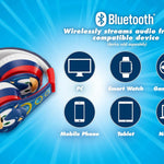 Sonic The Hedgehog Bluetooth Headphones for Kids, Wireless Headphones
