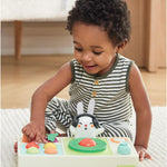 Skip Hop Baby Musical DJ Set Toy with Lights, Songs, Sound Effects, and Soft Textures, Farmstand Let The Beet Drop DJ Set