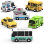 Tub Works® Vehicles™ Bath Cars | Mold-Free, Soft, Squeezable & Floating Bath Toys for Babies & Toddlers