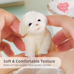 Puppy Taba Dog Squishy - Ultra Soft Silicone Dog Squishy, Handmade Stress-Relief Toys for Kids & Adults, Non-Toxic Squeeze Toys for Relaxation & Sensory Play