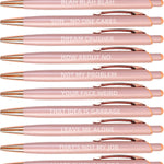 Cityhermit 11Pcs Funny Adult Ballpoint Pen Set, Premium Days of The Week Swear Cuss Word Pens for Office Gifts, Novelty Pens for Corworkers