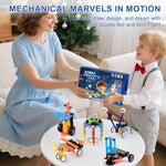 STEM Kit for Kids Ages 6-13, Robot Building Science Kit with 5 Robots to Build, DIY STEM Gift Toy