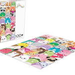 Buffalo Games - Squishmallows Buddies 100 Piece Jigsaw Puzzle, Family Puzzle Ages 6+, Made in USA, Recycled Premium Board, Full-Color Poster
