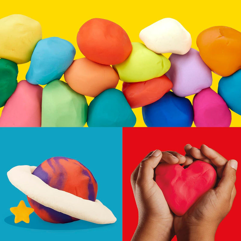 play-doh bulk handout 42-pack assorted colors 1-ounce modeling compound cans back to school gifts prizes