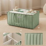Blissful Diary Baby Diaper Caddy Organizer, Stylish Storage Basket for Newborn Essentials and Diaper Station, Gift for Baby Shower and Registry Must-Have, Sage Green
