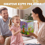 Scvcid Arts and Crafts for Girls Aged 3-12, Includes Extra Accessory Set | DIY Art Flower Toys Fabric Bouquet Craft for Toddler, Birthday Gifts for 3 4 5 6 7 8 9 10 11 12 Year Old Girls
