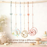 Toy Straps for Baby 6pcs, Silicone High Chair Toys Straps Stroller Accessories Toddler Bottle Strap Car Seat Toys Baby Travel Essential Silicone Ivory+Sage+Blue