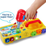 VTech Learning Drill and Toolbox for Toddlers, Includes Electronic Fix-it Tray and Working Drill, Ages 3+