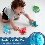 Big Cartoon Truck Car Toys for 1 Year Old Boys with Playmat/Storage Bag