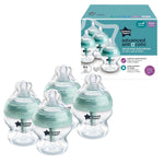 Tommee Tippee Advanced Anti-Colic Baby Bottle Set, Newborn 0m+ | 12 Pieces, 5oz & 9oz BPA Free Bottles, Slow & Medium Flow Breast-Like Nipples, Bottle Handles, Cleaning Brush