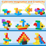 32PCS Magnetic Building Blocks for Toddlers Age 3-5, STEM Educational Sensory Toys for Kids Ages 3-8