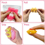 Taba Squishy Fidget Toys 12Pcs, Stress Relief Sensory Squeeze Toys for Kids 4-8 8-12, Kawaii Taba Squishies for Party Favors, Classroom, Birthday Gifts Goodie Bag Stocking Stuffers