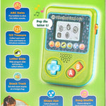 LeapFrog Preschool Game and Go Handheld Video Game Toy for Kids aged 2+ with Green Design