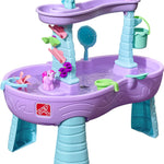 Step2 Rain Showers and Unicorns Water Table for Kids, Toddler Outdoor Sensory Play Table, 13 Accessories, Pink, Ages 18 Months+