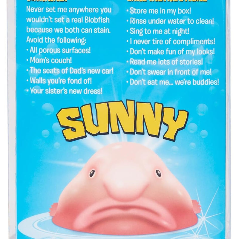 Accoutrements Sunny The Blobfish - Novelty Toy- Squishy Toy