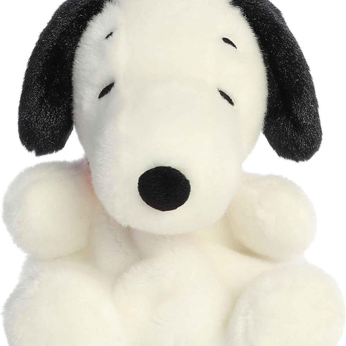 Aurora® Adorable Peanuts® Palm Pals™ Snoopy Stuffed Animal - Officially Licensed Toys for All Snoopy Fans - Nostalgic Gift for Adults and Birthday Celebrations - White 5 Inches