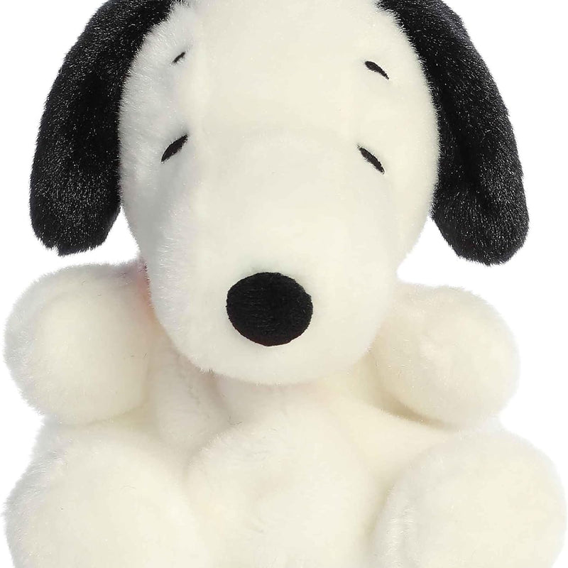 Aurora® Adorable Peanuts® Palm Pals™ Snoopy Stuffed Animal - Officially Licensed Toys for All Snoopy Fans - Nostalgic Gift for Adults and Birthday Celebrations - White 5 Inches
