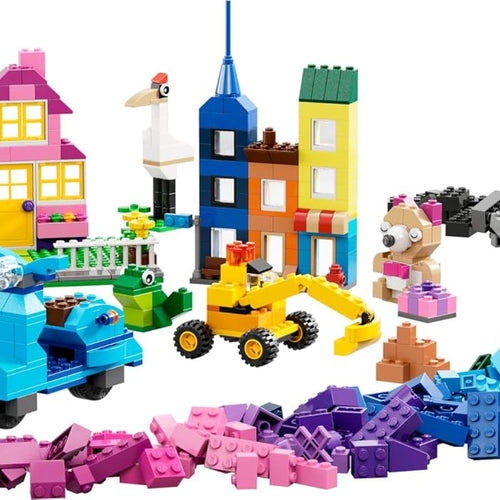 LEGO Classic Large Creative Brick Box 10698, Toy Storage Solution for Home or Classrooms, Kids Building Toy