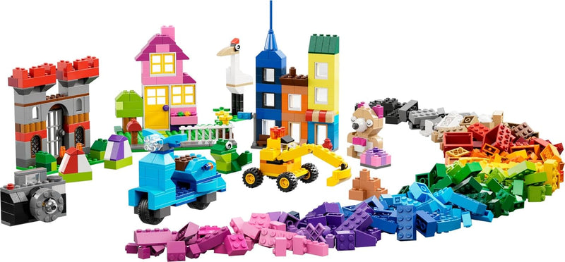 LEGO Classic Large Creative Brick Box 10698, Toy Storage Solution for Home or Classrooms, Kids Building Toy