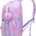 PIG PIG GIRL Kids Backpack for Girls - School Bags for Middle School Students - Book Bag for Elementary Primary - Kawaii Ita Backpack - Purple