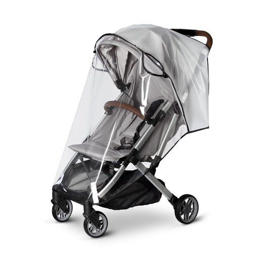bemece Clear Stroller Rain Cover, Breathable Transparent Weather Shield | Universal EVA Stroller Rain Cover, Rain/Wind/Snow/Dust Proof, Air Vents, All-round Portection, Durable, Portable