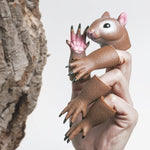 Novelty Squirrel Finger Puppet Tiny Hands Theater Prop | Durable, Low-Odor PVC for Gag Gifts, White Elephant Exchanges, and Easter Baskets | Hilarious Accessory for Adults & Kids' Skits, Story Time, and Screen-Free Play.