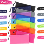 Tamaki 12 Pack Zipper Pouch, Bulk Waterproof Pouch Cases, Multi-Purpose Organizer Bags for Office Supplies, Travel Accessories