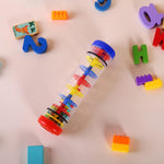 TDOCK 2 Pack Rainmaker Rain Stick Musical Instrument for Babies, Toddlers and Kids, 8 Inch Rainfall Rattle Tube Rainstick Shaker Toy