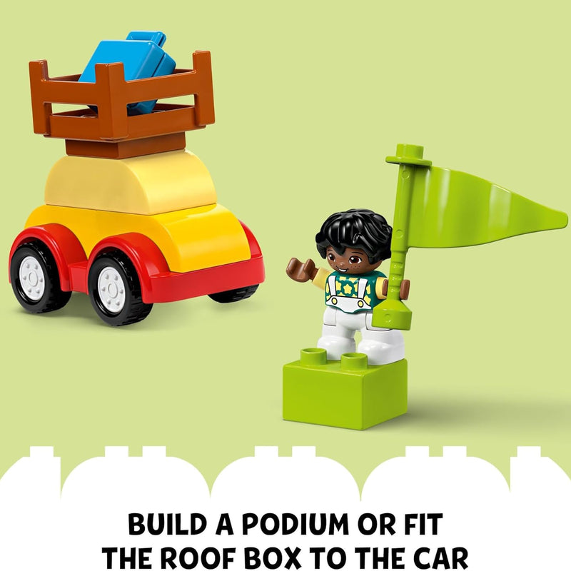 LEGO DUPLO Classic Cars and Trucks Brick Box Building Blocks, STEM Toys for Toddlers 1.5+ Years, Fine Motor Skills Development