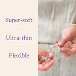 Lansinoh Contact Nipple Shields for Nursing Mothers, Ultra-Thin Soft & Flexible Silicone Shields for Sensitive Nipples and Latch-On Support, (1 inch or 24mm), with Case, 2 Count