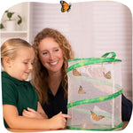 Insect Lore Raise and Release Butterfly Garden Kit - STEM-Accredited Butterfly Growing Kit for Kids, Classrooms, and Homeschool