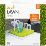 Boon Lawn Countertop Baby Bottle Drying Rack with Antimicrobial Tray - Spring Green - Bottle Rack and Organizer - Baby Feeding Essentials - 13.5 x 11 x 2.5 - 1 Count