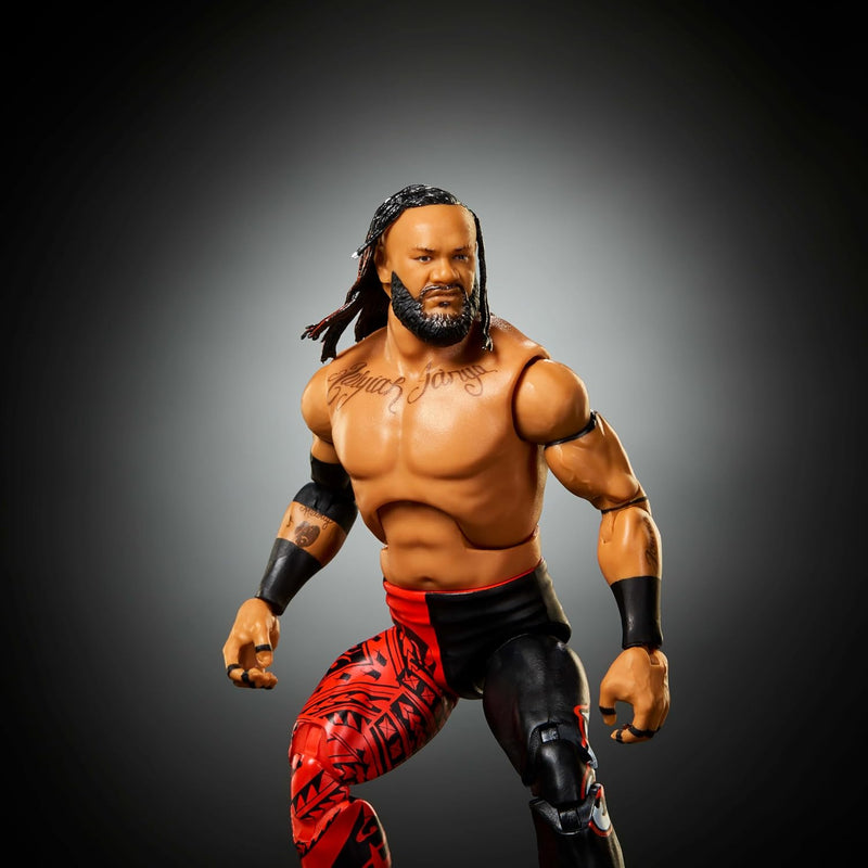 Mattel WWE Elite Action Figure & Accessories, Series #125 Set, 6-inch Collectible Jacob Fatu with 25 Articulation Points & Swappable Hands