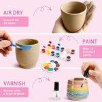 Pottery Wheel for Kids, Unicorn Craft Kit Arts and Crafts for Kid Ages 6-12 | Complete Pottery Painting Kit with Clay, Art Supplies Kids Toys Girls Birthday Christmas Gift for 6 7 8 9 10 11 12+, Purple