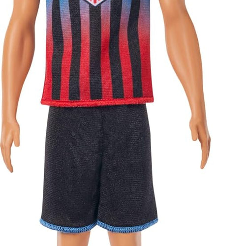 Barbie Careers USSF Soccer Fashion Ken Doll Dressed in Removable Sport-Themed Outfit & Shoes with Accessories