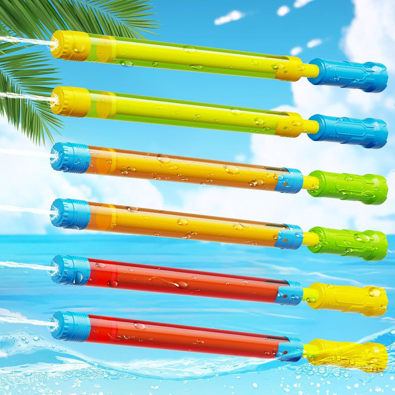 LQYoyz 18 Pack Water Gun, Water Blaster for Kids & Adults | Shoot Up to 40 ft, Bulk Water Squirt Guns, Water Guns for Swimming Pool, Beach Summer Party Games