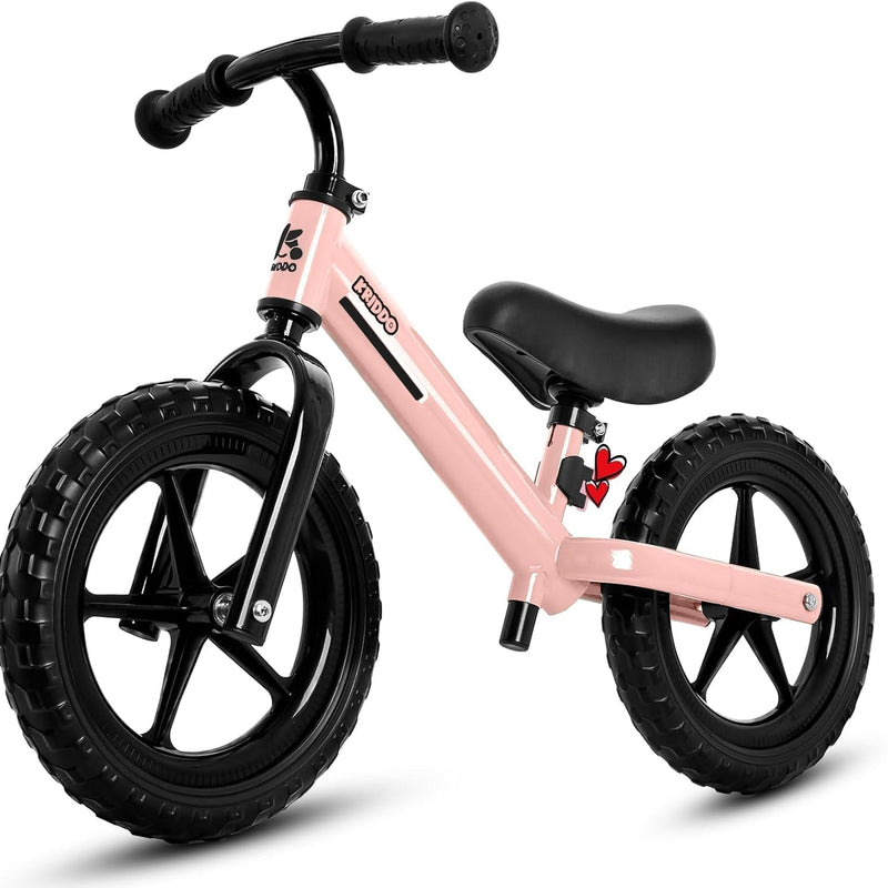 Kriddo Kids Balance Bike with Adjustable Seat and Handlebar, Toddler Bike Gifts Age 2-3, Green